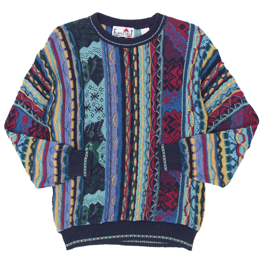 Vintage Coogi - 2024 style Linen Blend Sweater From Florence Tricot Men's Medium