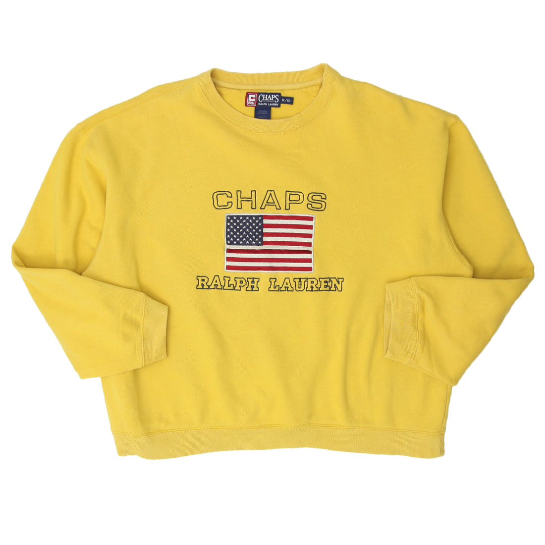 Vintage Chaps Ralph Lauren American Flag Crewneck 