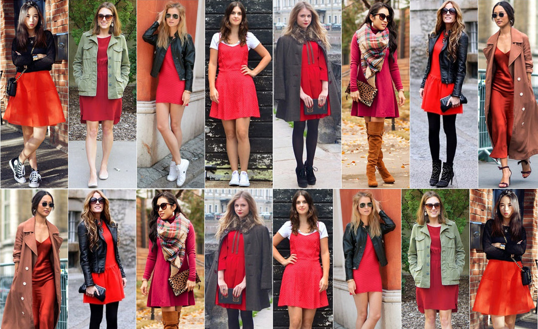 Four Ways to Pull Off a Red Dress