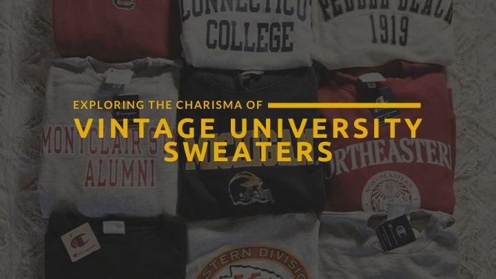 Exploring the Charisma of Vintage University Sweaters