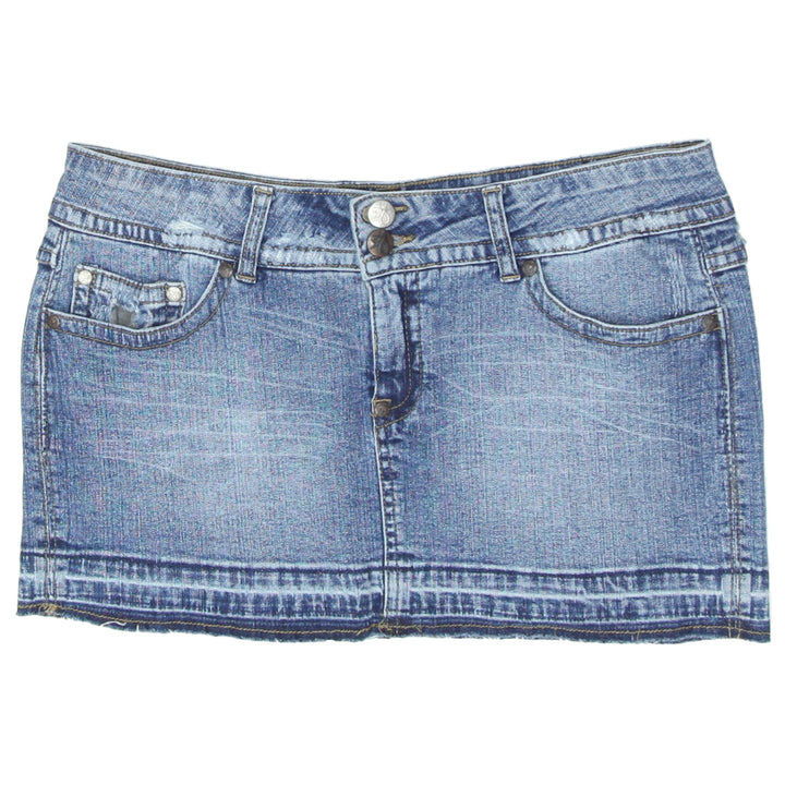 Ladies Denim Micro Mini Skirt