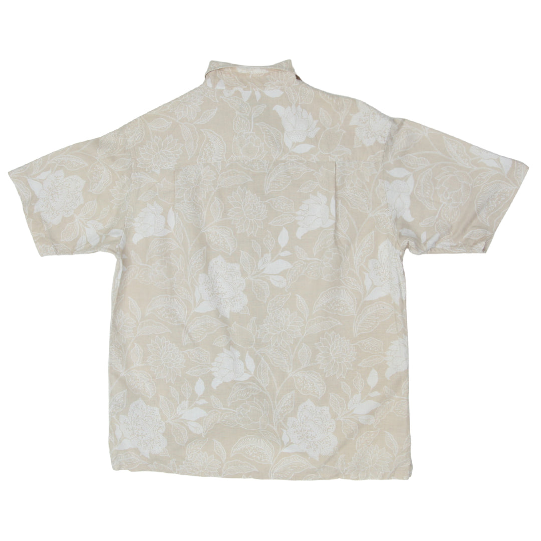 Mens Club Room Floral Linen Blend Shirt