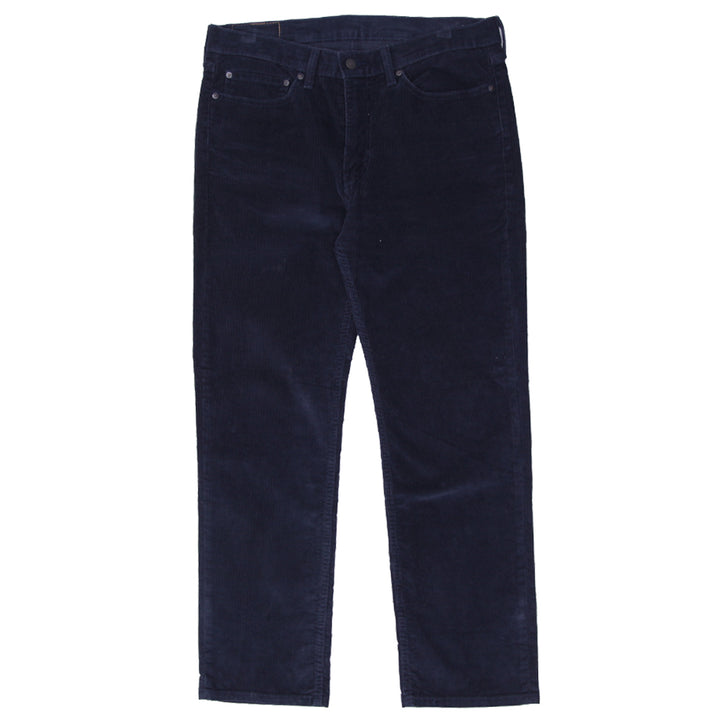 Mens Levi Strauss 514 Corduroy Pants Navy Blue