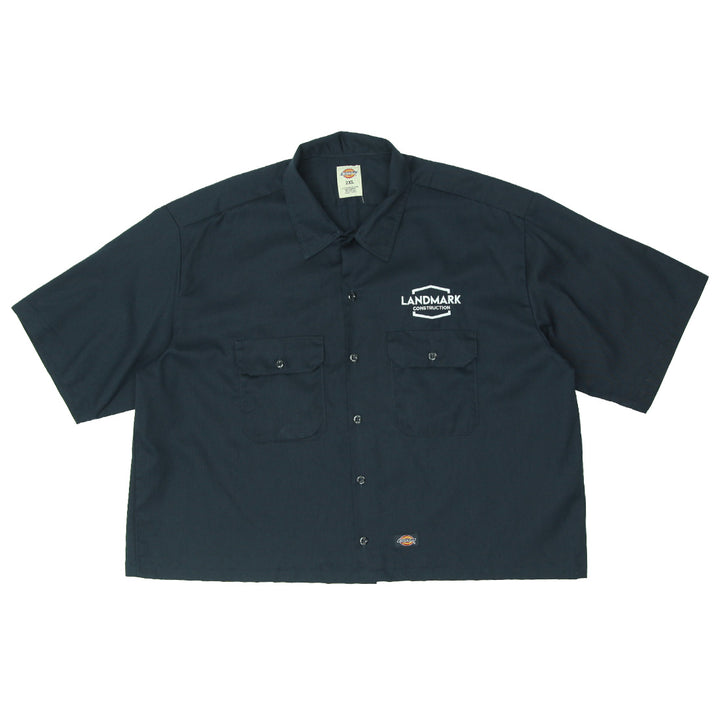 Mens Dickies Customized Crop Work Shirt