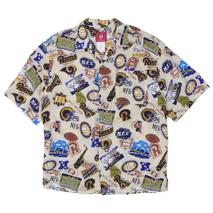 Mens NFL St.Louis Rams Hawaiian Shirt