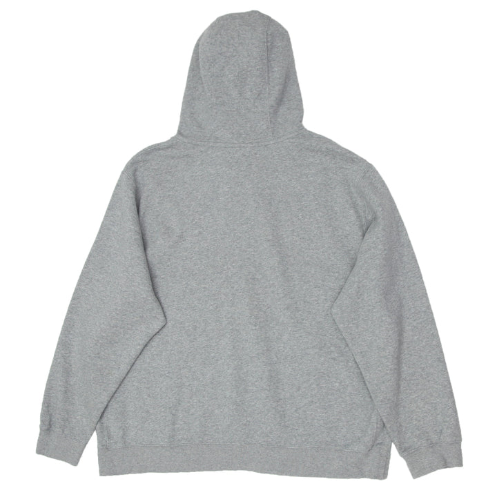 Mens Nike Embroidered Gray Pullover Hoodie