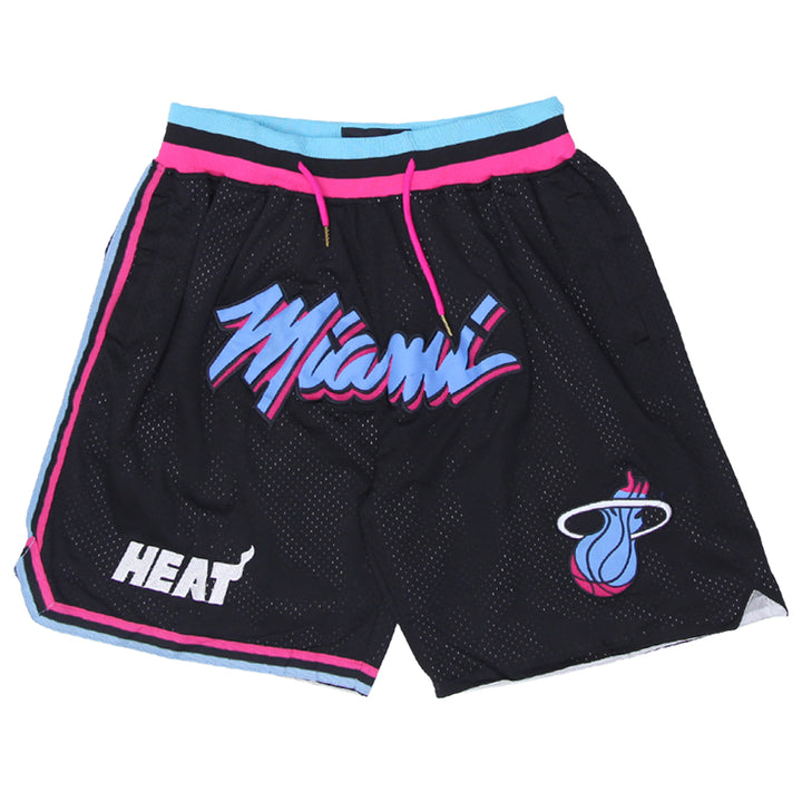 Mens Just Don Miami Heat Basketball Shorts