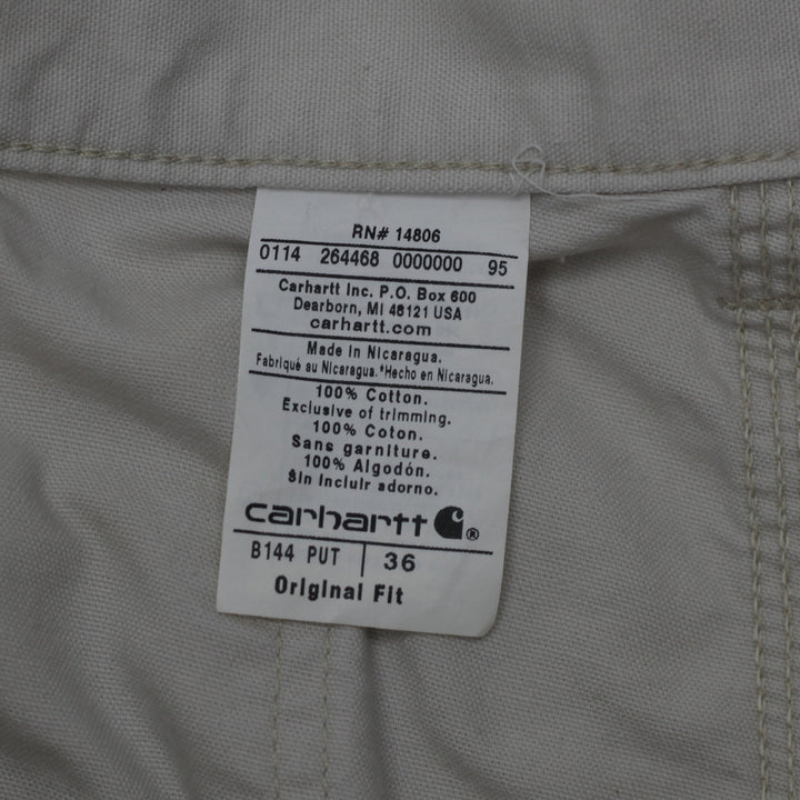 Mens Carhartt B144 PUT Original Fit Carpenter Shorts