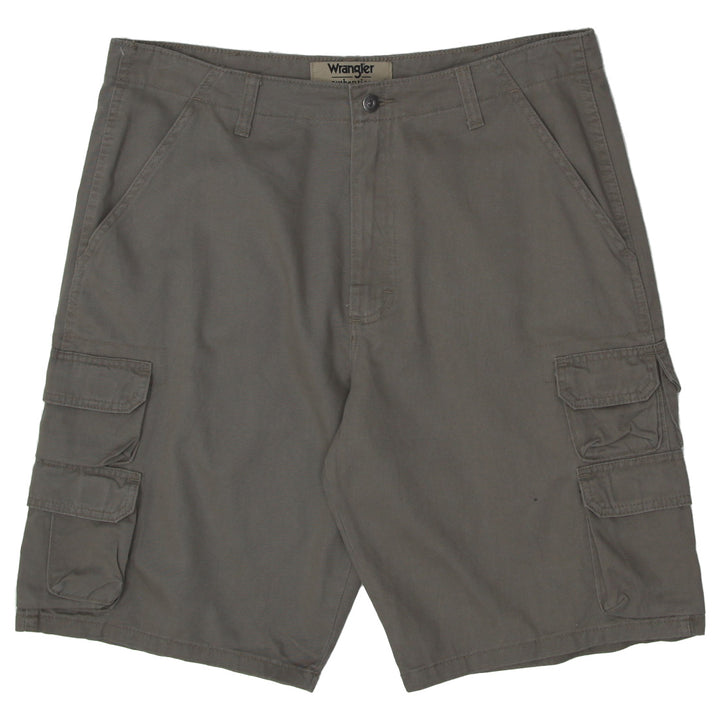 Mens Wrangler Black Cargo Shorts