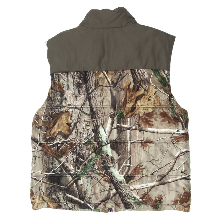 Mens Realtree Reversible Puffer Vest