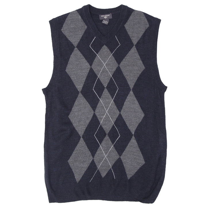 Mens Dockers Argyle V-Neck Sweater