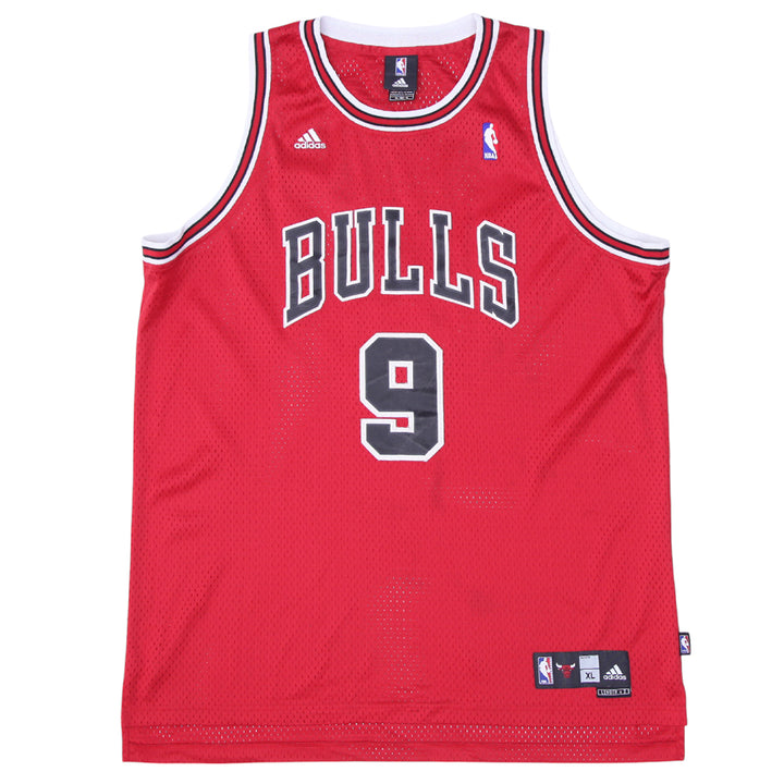 Mens Adidas NBA Chicago Bulls Deng # 9 Basketball Jersey