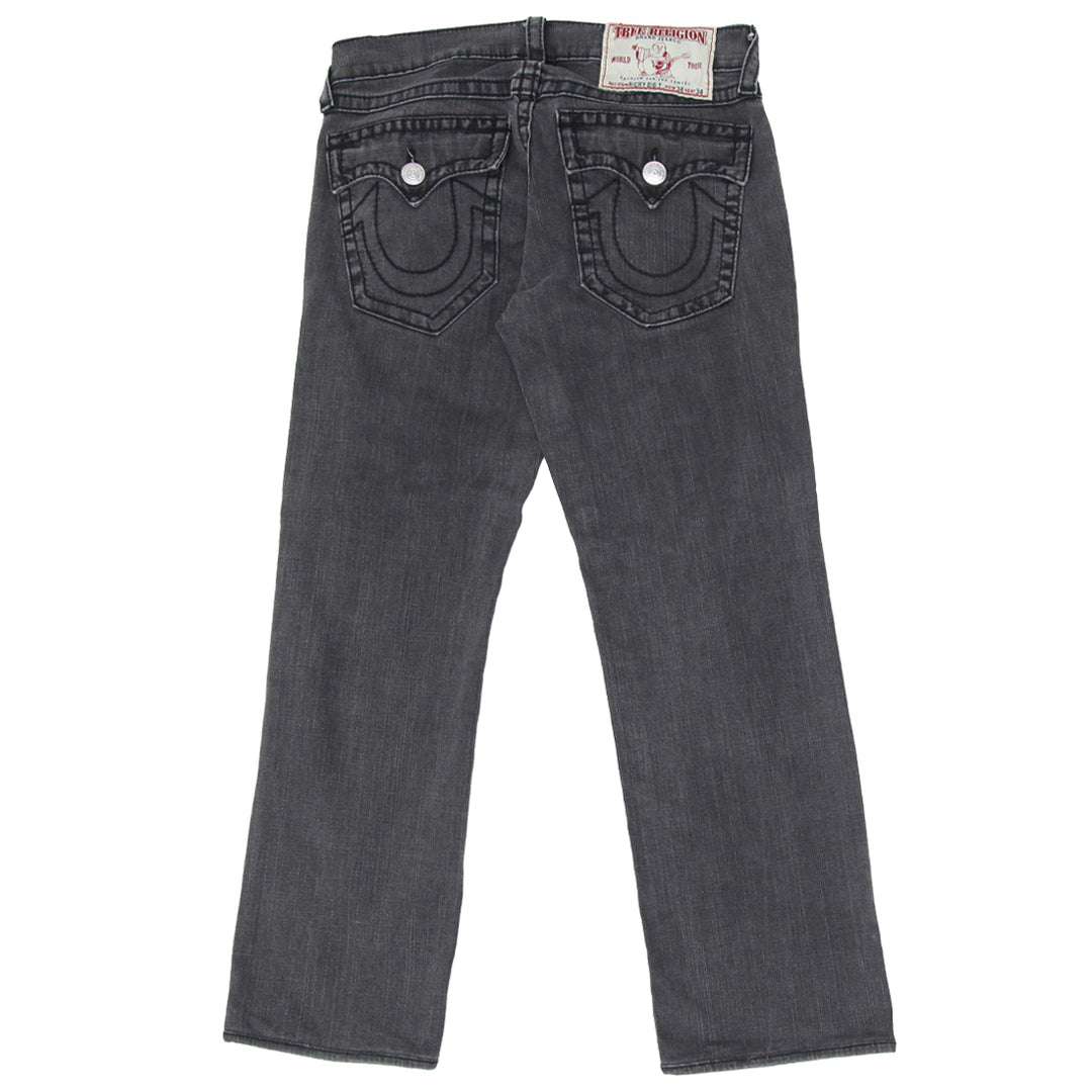 Mens Y2K True Religion Ricky Big T Strap Jeans