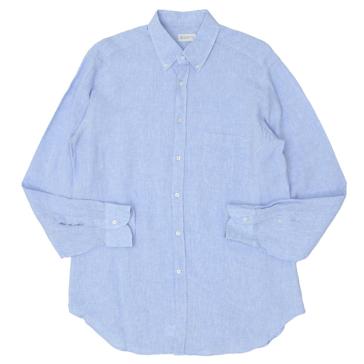 Mens Edison'72 Long Sleeve Linen Shirt