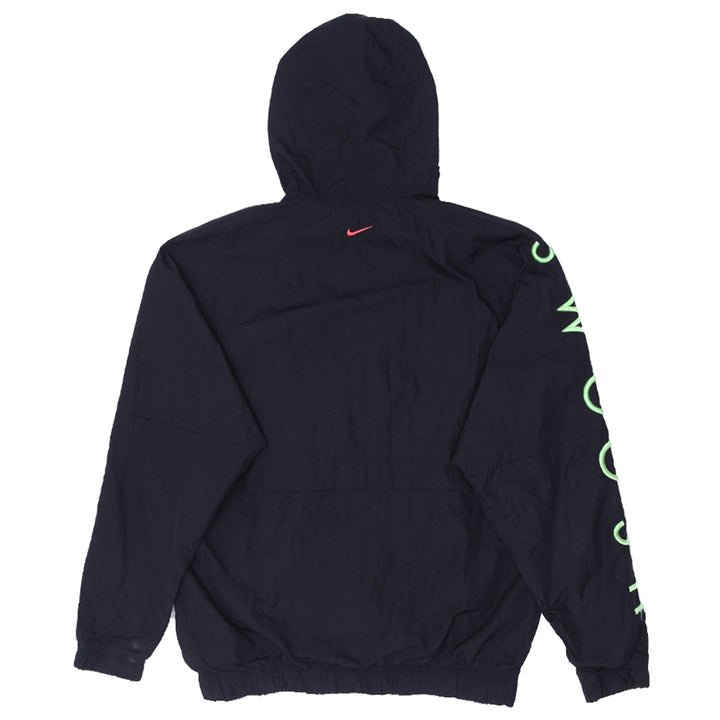 Mens Nike Embroidered Quarter Zip Windbreaker Pullover