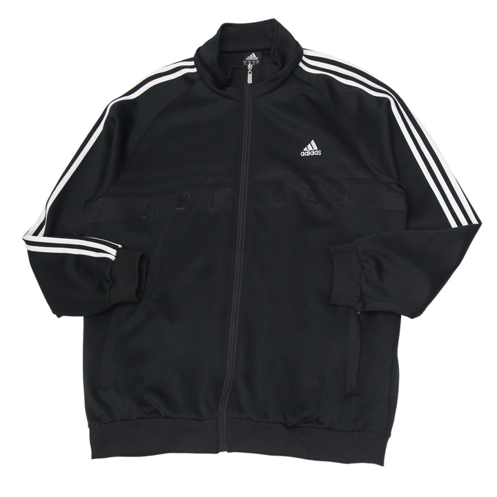 Mens Adidas White Stripes Full Zip Track Jacket