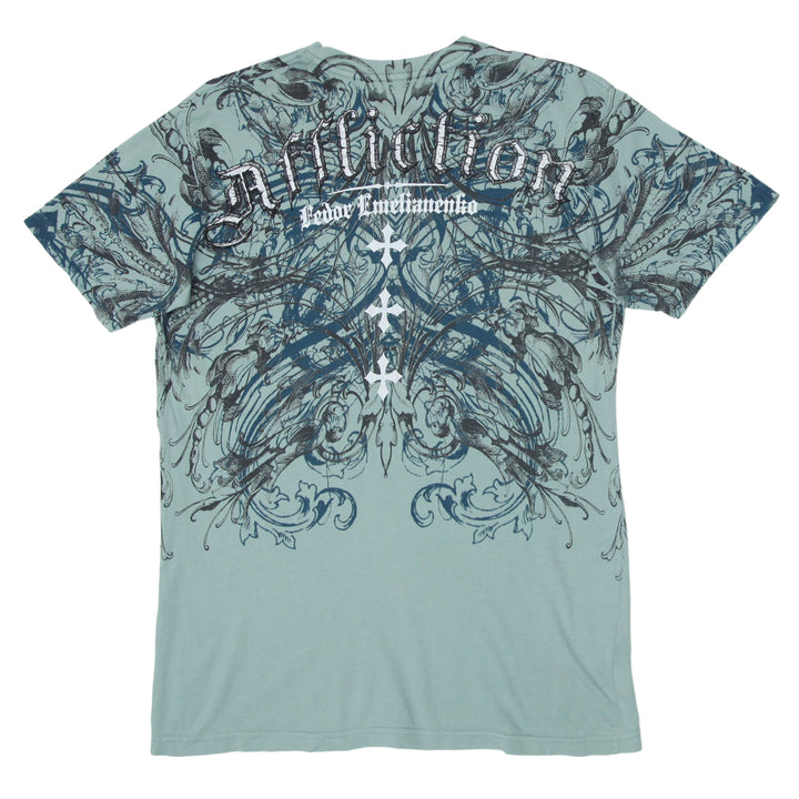 Mens Y2K Affliction The Last Emperor T-Shirt