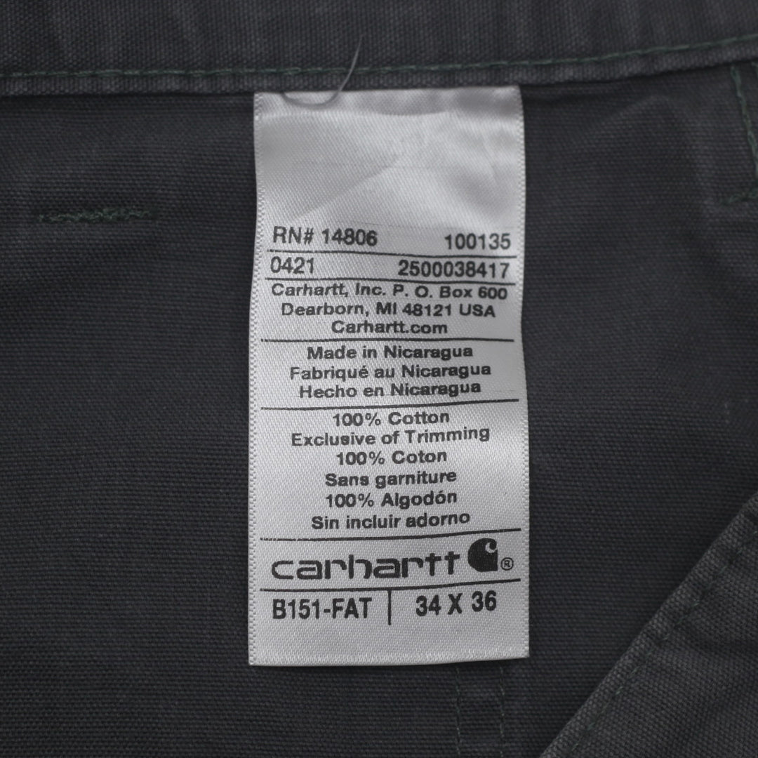 Mens Carhartt B151-FAT Carpenter Pants