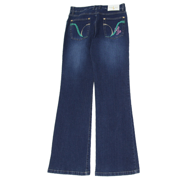 Y2K Baby Phat Embroidered Stretch Flare Jeans