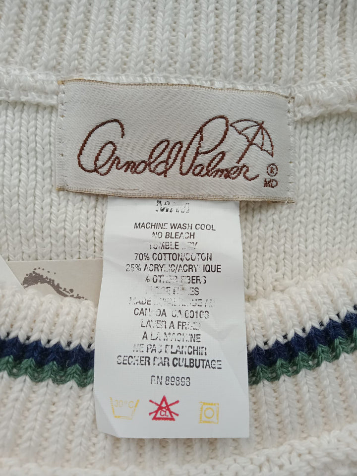 Vintage Arnold Palmer Golf Embroidered Knit Sweaters