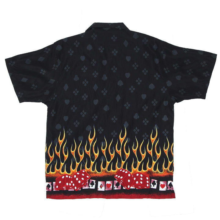 Mens XNT Flame Cards AOP Shirt