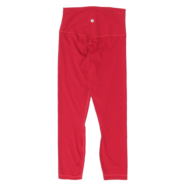 Ladies Lululemon Red Capri Leggings