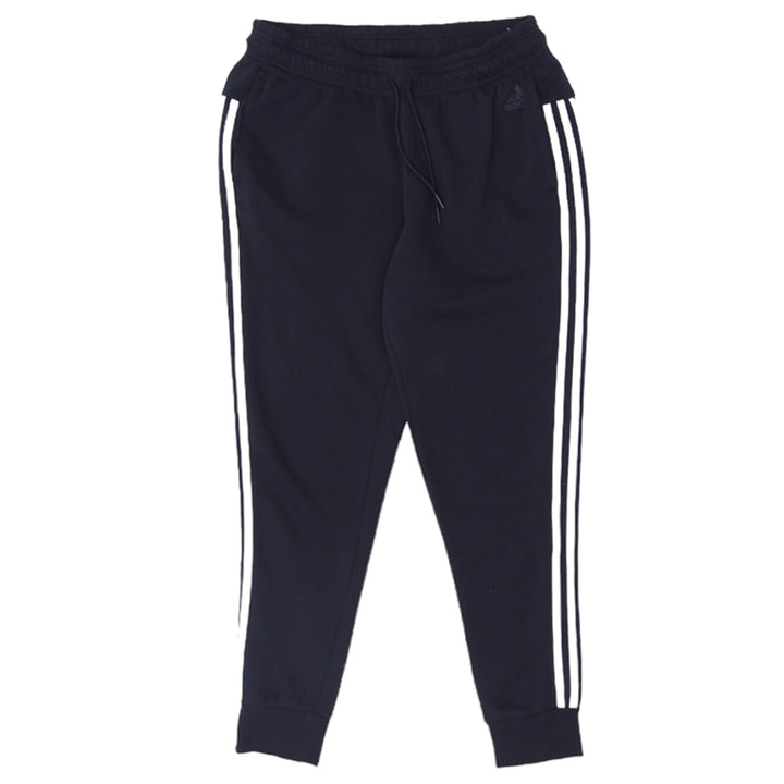 Ladies Adidas White Stripes Jogger Pants