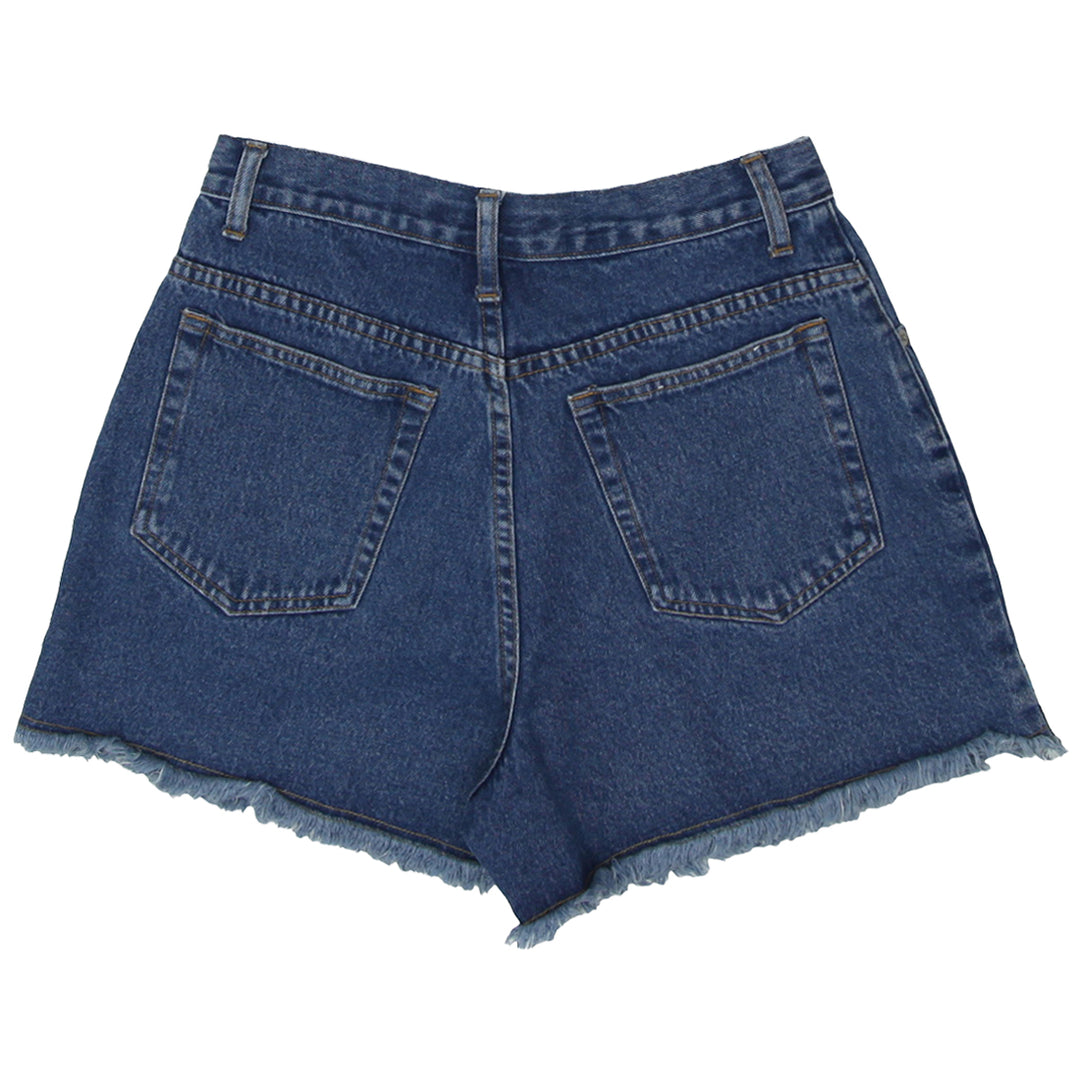 Ladies High Waisted Denim Shorts