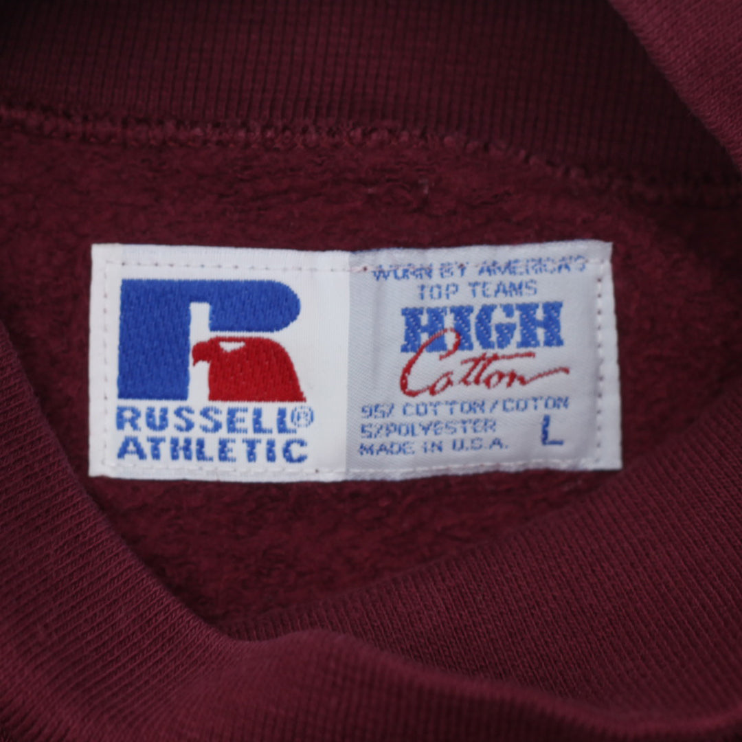 Vintage Russell Athletic Illinios State Volleyball High Neck Sweatshirt Made in USA L