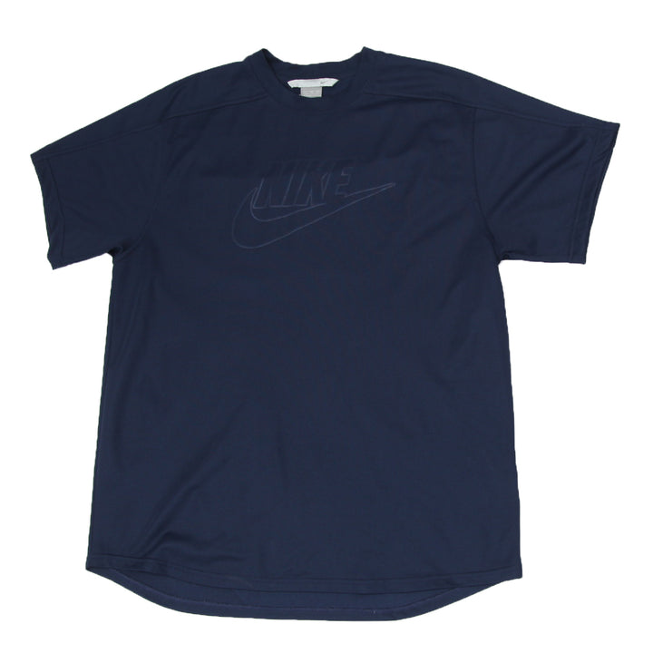 Vintage Nike Early 2000's Spell Out Navy T-Shirt