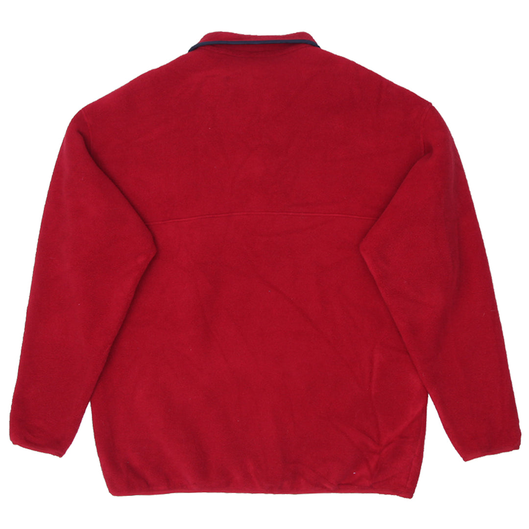 Mens Patagonia Synchilla Snap T Fleece Red Pullover