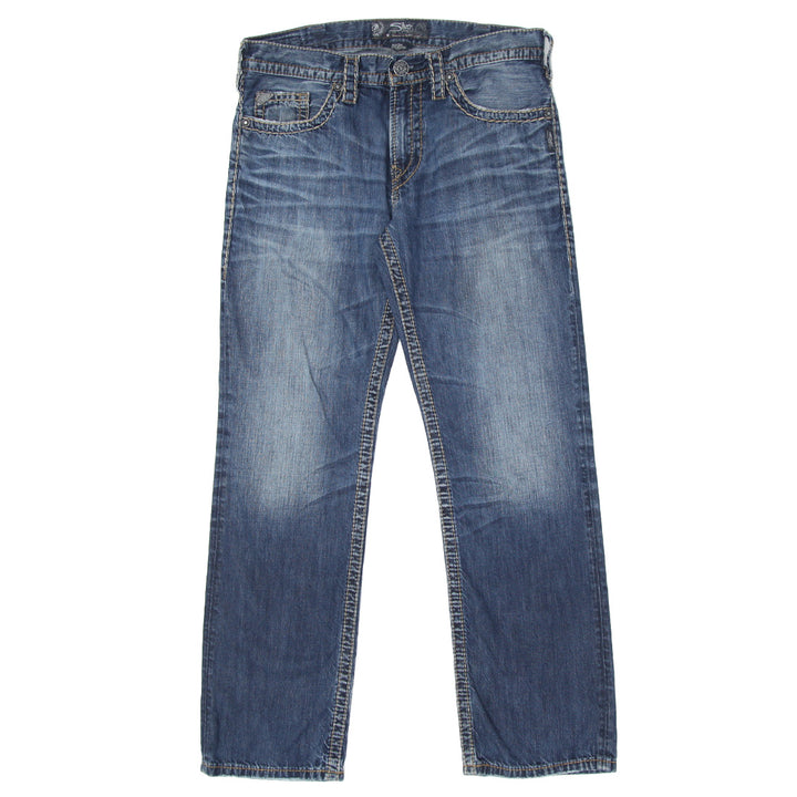 Mens Y2K Silver Jeans Nash Heritage Jeans