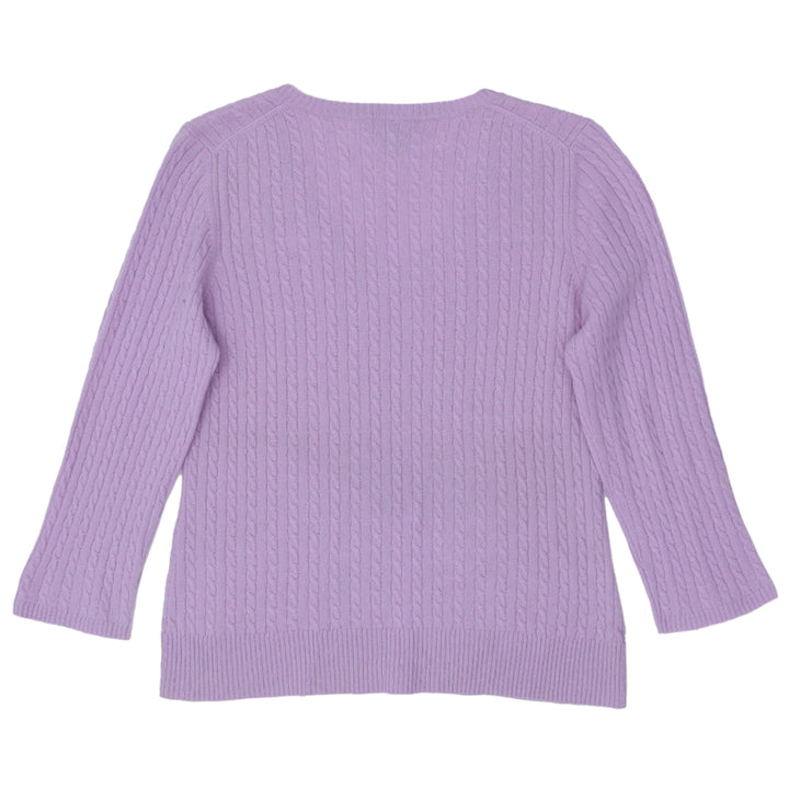 Ladies Griffen 100% Cashmere V-Neck Sweater