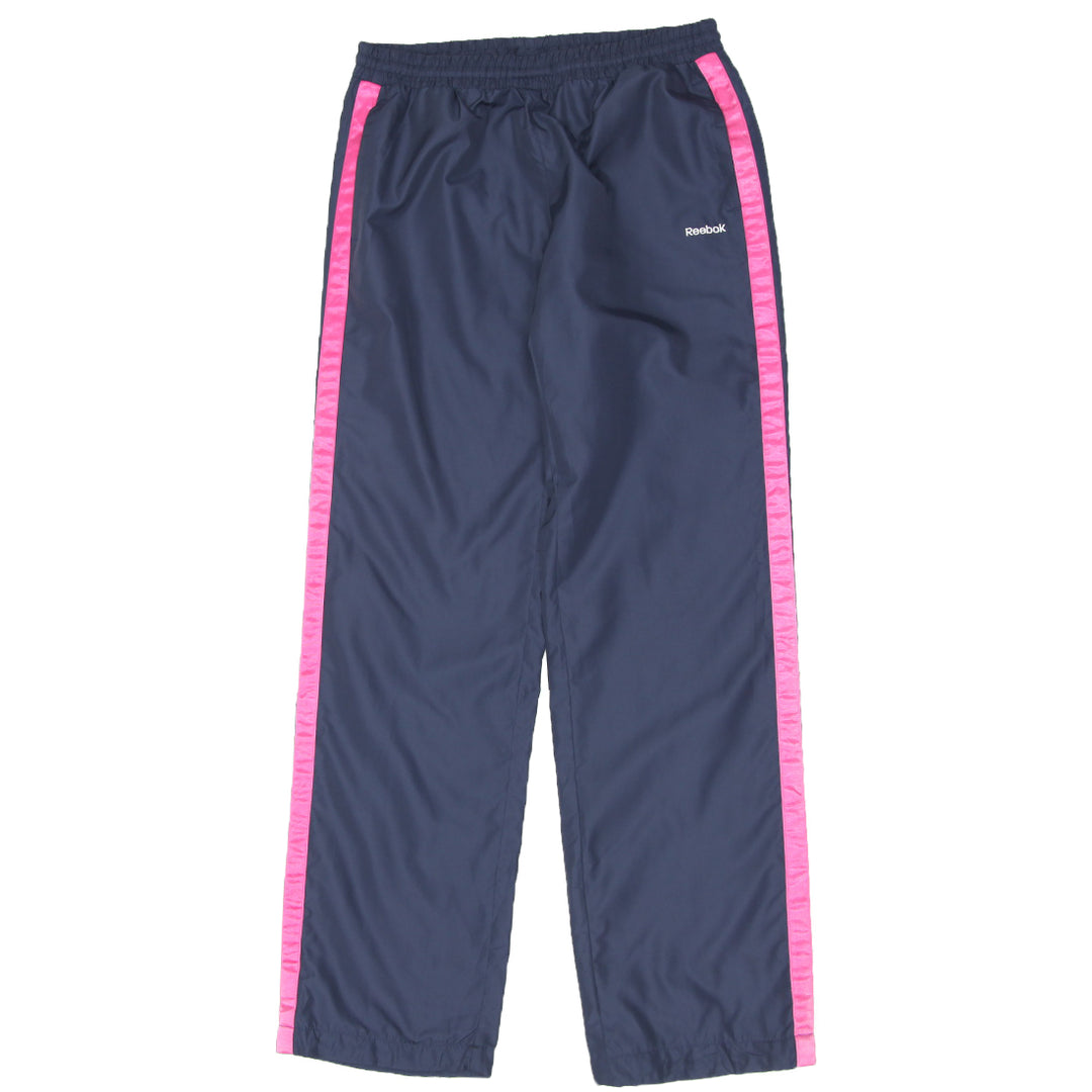 Ladies Reebok Pink Stripe Navy Track Pants