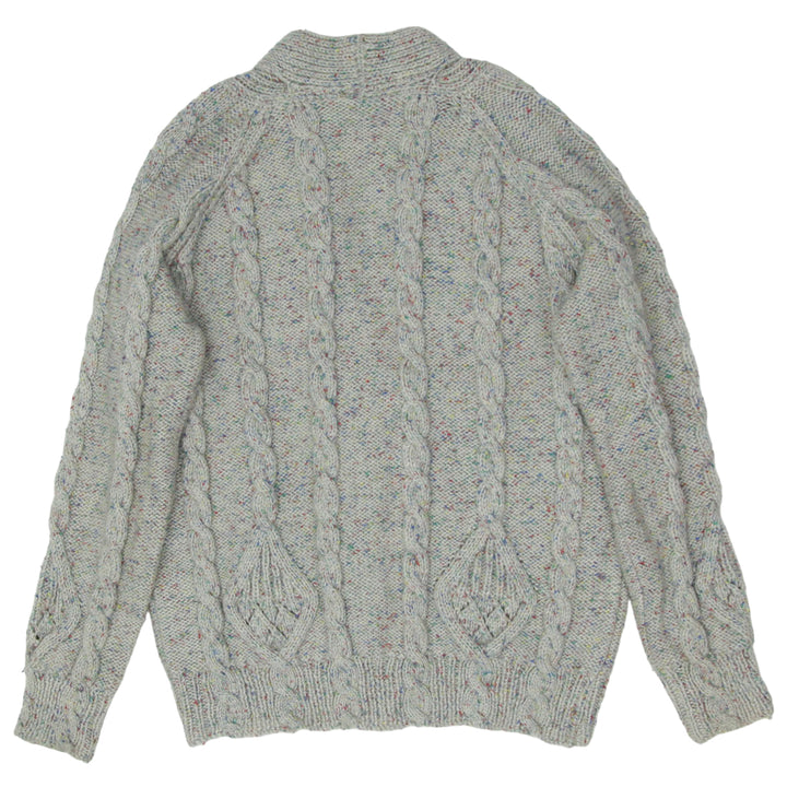 Vintage Cable Knitted Sweater Cardigan Ladies