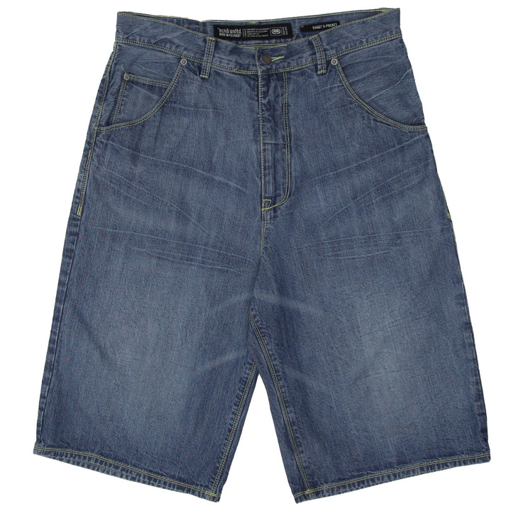 Y2K Mens Ecko Unltd. Baggy 5 Pocket Denim Shorts