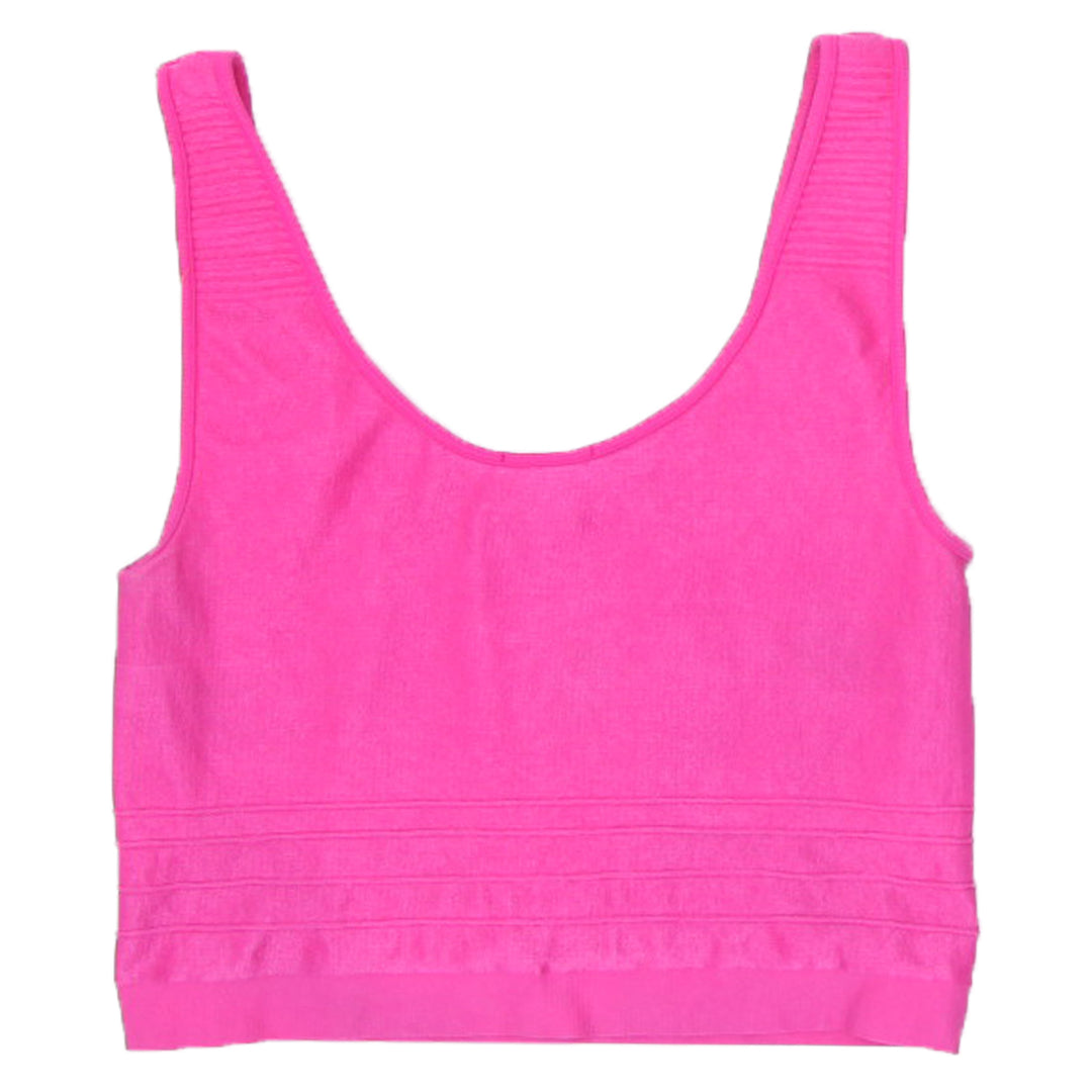 Ladies Bebe Sleeveless Crop Top