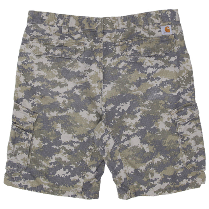 Mens Carhartt Force Relaxed Fit Camouflage Cargo Shorts