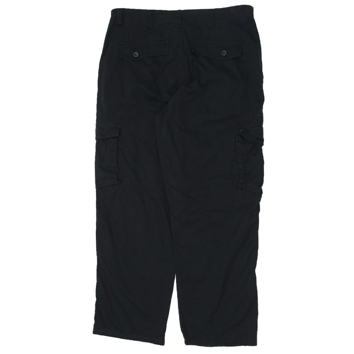 Mens Wrangler Black Cargo Pants