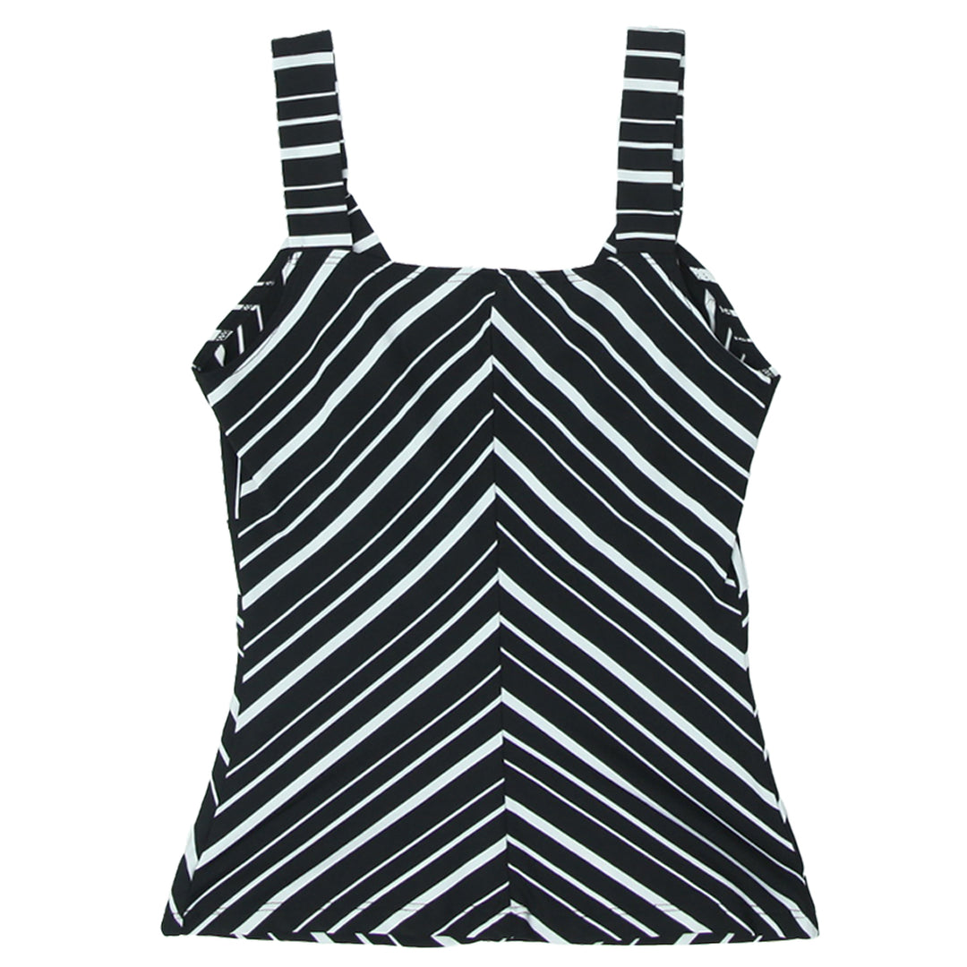 Y2K Le Chateau Black & White Strappy Top