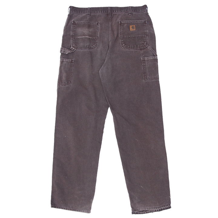 Mens Carhartt B11 DKB Original Dungaree Fit Carpenter Work Pants Distressed