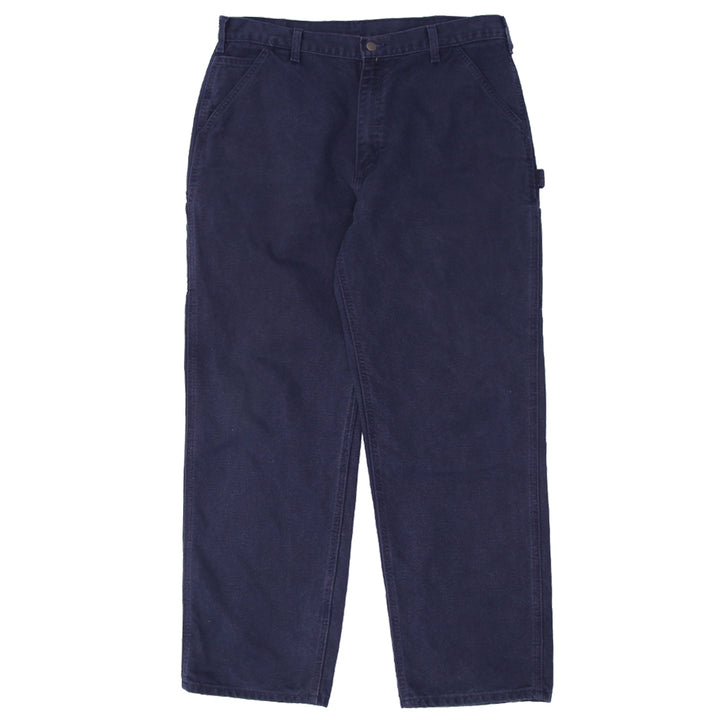 Mens Carhartt B11 MDT Dungaree Fit Carpenter Work Pants Navy