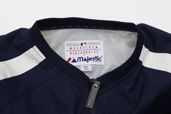 Vintage Genuine Merchandise By Majestic Half Zip Yankees Jacket