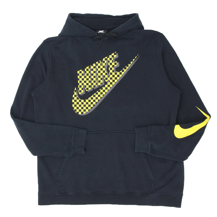 Mens Nike Printed Black Pullover Hoodie