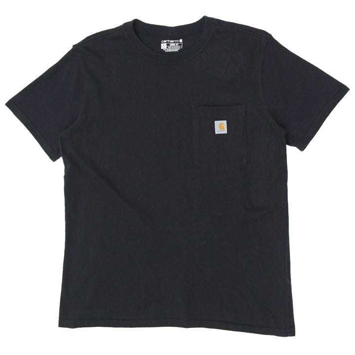 Ladies Carhartt Loose Fit Black Pocket T-Shirt