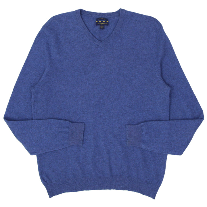 Mens Club Room V-Neck 100% Cashmere Sweater