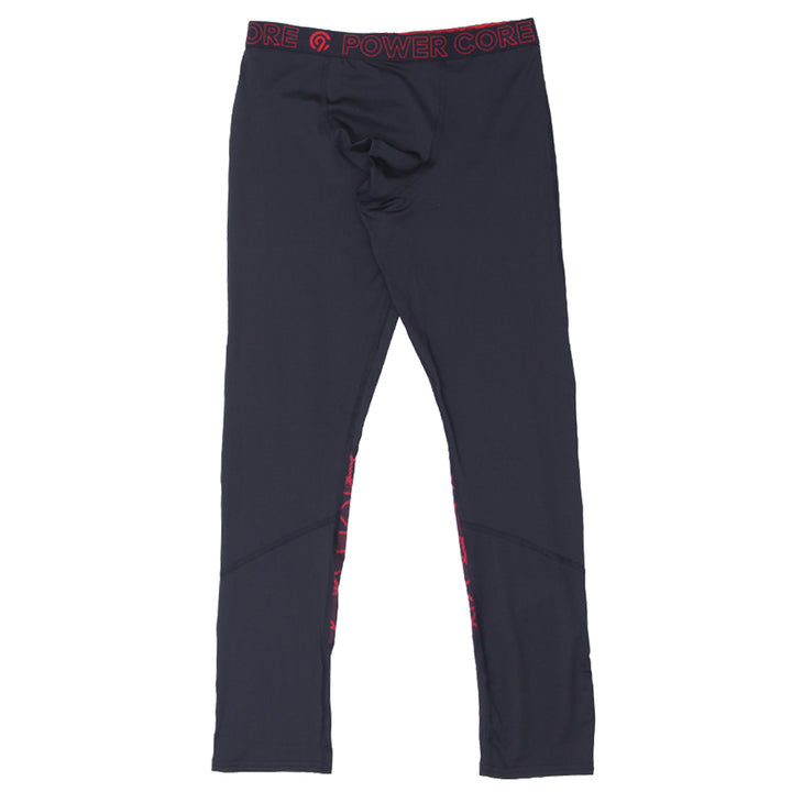 Boys Youth Champion Power Core Black Compression Pants