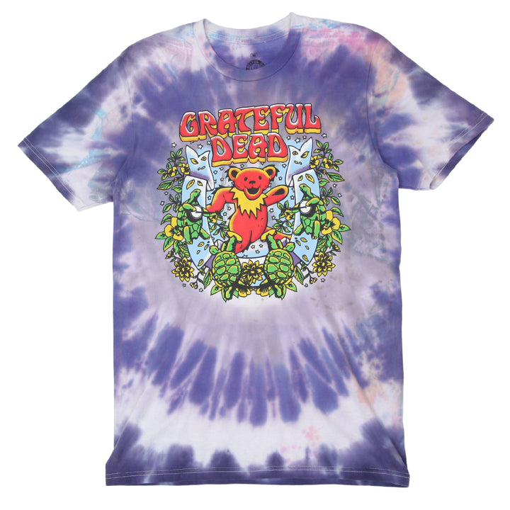 Mens Grateful Dead Dancing Bear Tie Dyed T-Shirt