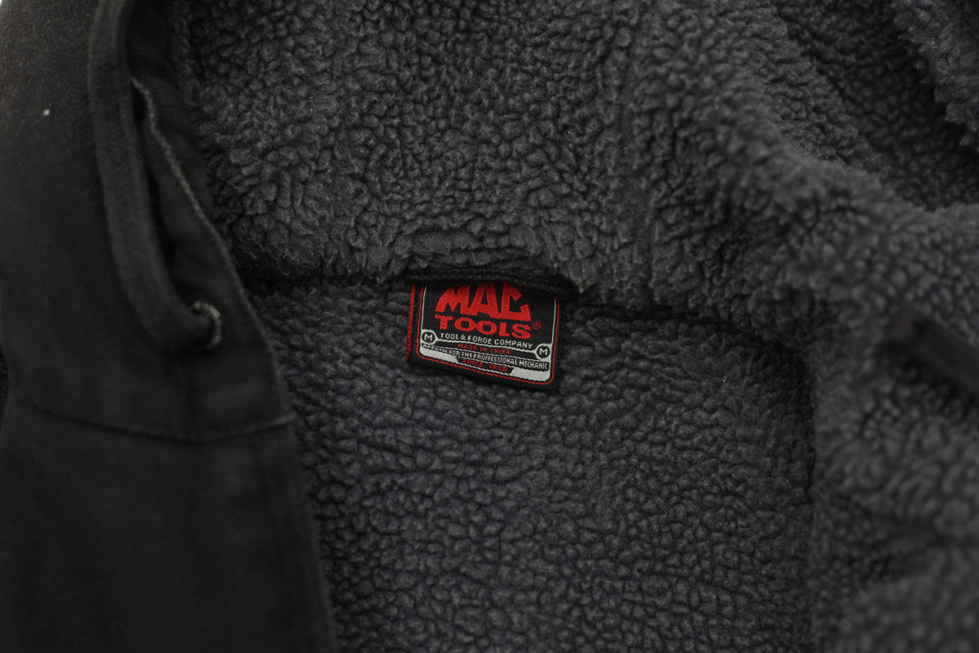 Vintage Mac Tools Sherpa Fleece Lined Hooded Jacket