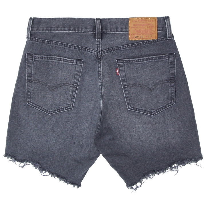 Mens Levis 501 Black Denim Shorts